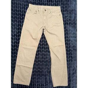 Men’s Khaki Straight Leg 5-Pocket Cotton Casual Pants